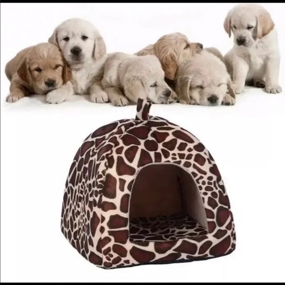 Small Pet Dog/Cat Soft-Warm Bed/Cave - Picture 3 of 5